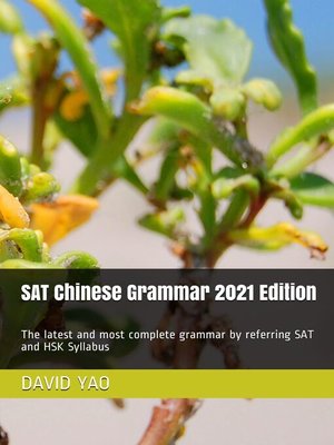 cover image of SAT Chinese Grammar 2021 Edition 汉语水平考试规范性语法